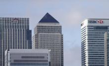 The Canary Wharf financial district is seen in east London, November 12, 2014. PHOTO BY REUTERS/Suzanne Plunkett