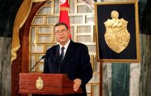 Tunisia's Prime Minister-designate Habib Essid speaks during a news conference after his meeting with Tunisia's President Beji Caid Essebsi (not pictured) in Tunis, January 5, 2015. PHOTO BY REUTERS/Zoubeir Souissi