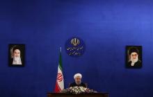 Iranian president Hassan Rouhani attends a news conference in Tehran, Iran, May 22, 2017. PHOTO BY REUTERS/TIMA 