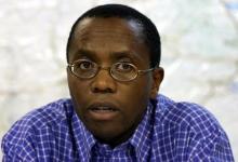 Ignace Murwanashyaka, speaks to journalists in Bukavu, eastern Democratic of Congo, in a file photo May 11, 2005. PHOTO BY REUTERS