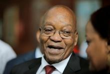 South Africa’s President Jacob Zum. PHOTO BY REUTERS/Tiksa Negeri