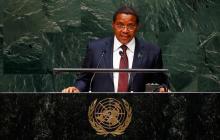 Jakaya Mrisho Kikwete, President of Tanzania, addresses the 69th United Nations General Assembly at the U.N. headquarters in New York, September 25, 2014. PHOTO BY REUTERS/Lucas Jackson