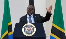 Tanzanian President John Magufuli addresses a news conference in Nairobi, Kenya, October 31, 2016. PHOTO BY REUTERS/Thomas Mukoya
