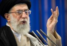 Iran's Supreme Leader Ayatollah Ali Khamenei speaks in Tehran, September 14, 2007. PHOTO BY REUTERS/Morteza Nikoubazl