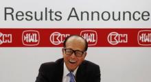 Li Ka-shing in Hong Kong February 26, 2015. PHOTO BY REUTERS/Bobby Yip