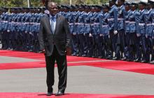 Tanzanian President John Magufuli leaves after inspecting a guard of honour during an official visit to Kenya, October 31, 2016. PHOTO BY REUTERS/Thomas Mukoya