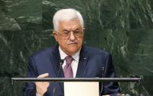 Palestinian President Mahmoud Abbas addresses the 69th United Nations General Assembly at United Nations Headquarters in New York, September 26, 2014. PHOTO BY REUTERS/Mike Segar