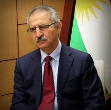 Mala Bakhtiar, the Patriotic Union of Kurdistan (PUK's) Politburo Executive Secretary speaks during an interview with Reuters in Sulaymaniyah, Iraq, August 19, 2017. PHOTO BY REUTERS/Stringer