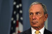 Former New York City mayor Michael Bloomberg speaking during a news conference at City Hall in New York, September 18, 2013. PHOTO BY REUTERS/Brendan McDermid