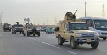 Egyptian Army's Armoured Vehicles are seen on a highway to North Sinai during a launch of a major assault against militants, in Ismailia, Egypt, in this undated handout picture made available by the Ministry of Defence February 9, 2018. PHOTO BY REUTERS/Ministry of Defence