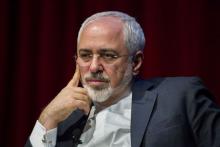 Iranian Foreign Minister Mohammad Javad Zarif speaks at the New York University (NYU) Center on International Cooperation in New York, April 29, 2015. PHOTO BY REUTERS/Lucas Jackson