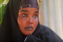 Hamdi Faarax Omar mourns her son Mohamed Mohamud who was killed in an attack by Somali forces supported by U.S. troops in Bariire village in Mogadishu Somalia, August 29, 2017. PHOTO BY REUTERS/Feisal Omar