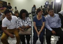 JAKARTA (Reuters) - Indonesia's president said on Tuesday the planned execution of 11 convicts on death row, most on drugs charges, would not be delayed, warning foreign countries not to intervene in his government's right to use capital punishment.  President Joko Widodo has denied clemency to the convicts despite repeated pleas from Australia, Brazil and France, who have citizens due to be executed by firing squad.  "The first thing I need to say firmly is that there shouldn't be any intervention towards 