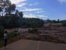 A general view of the aftermath from a failed iron ore tailings dam in Brumadinho, Minas Gerais, Brazil January 25, 2019 in this image obtained from social media January 26, 2019. PHOTO BY REUTERS/Jornal Hoje em Dia