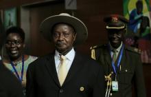 Uganda's President Yoweri Museveni arrives for the 30th Ordinary Session of the Assembly of the Heads of State and the Government of the African Union in Addis Ababa, Ethiopia, January 28, 2018. PHOTO BY REUTERS/Tiksa Negeri