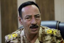 Major General Najm al-Jubbouri speaks during an interview with Reuters in the Makhmour area near Mosul, Iraq, June 17, 2016. PHOTO BY REUTERS/Ari Jalal