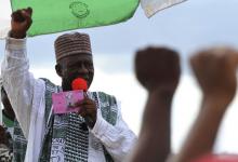 Presidential candidate John Fru Ndi from the opposition Social Democratic Front (SDF). PHOTO BY REUTERS/Akintunde Akinleye