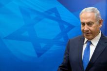  Israeli Prime Minister Benjamin Netanyahu arrives to the weekly cabinet meeting at the Prime Minister's office in Jerusalem, July 29, 2018. PHOTO BY REUTERS/Sebastian Scheiner