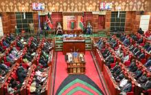 A general view is seen of a special Parliamentary session at Parliament Building waiting to be addressed by Kenya's President Uhuru Kenyatta in the capital Nairobi October 6, 2014.PHOTO BY REUTERS