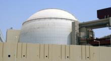 A general view of the Bushehr main nuclear reactor, 1,200 km (746 miles) south of Tehran, August 21, 2010. PHOTO BY REUTERS/Raheb Homavandi