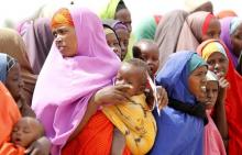 Somali refugees wait to see the United Nations High Commissioner for Refugees (UNHCR) Antonio Guterres at the Ifo camp in Dadaab near the Kenya-Somalia border, May 8, 2015. PHOTO BY REUTERS/Thomas Mukoya