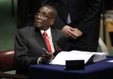 Zimbabwean President Robert Mugabe at the United Nations Headquarters in Manhattan, New York, U.S., April 22, 2016. PHOTO BY REUTERS/Carlo Allegri