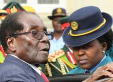President Robert Mugabe leaves after delivering his State Of the Nation address at Parliament in Harare, Zimbabwe, December 6, 2016. PHOTO BY REUTERS/Philimon Bulawayo