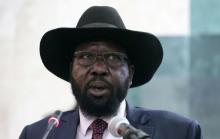 South Sudan's President Salva Kiir addresses the second session of the Transitional Government of National Unity (TGoNU) at the Parliament in South Sudan's capital Juba, February 21, 2017. PHOTO BY REUTERS/Jok Solomon