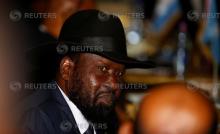 South Sudan's President Salva Kiir attends the 28th Ordinary Session of the Assembly of the Heads of State and the Government of the African Union in Ethiopia's capital Addis Ababa, January 30, 2017. Picture taken January 30, 2017. PHOTO BY REUTERS/Tiksa Negeri