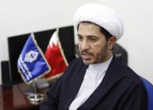 Bahrain's main opposition party Al Wefaq leader Sheikh Ali Salman speaks to Reuters at the party's headquarters in Bilad Al Qadeem, west of Manama, October 28, 2014. PHOTO BY REUTERS/Hamad I Mohammed
