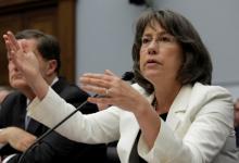 Former FDIC director Sheila Bair testifies before the House Financial Services Committee hearing on "Examining How the Dodd-Frank Act Could Result in More Taxpayer-Funded Bailouts" on Capitol Hill in Washington, June 26, 2013. PHOTO BY REUTERS/Yuri Gripas