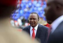 Kenya's President Uhuru Kenyatta attends the country's Mashujaa Day (Heroes' Day) celebrations at the Nyayo National Stadium in Nairobi, October 20, 2015. PHOTO BY REUTERS/Noor Khamis