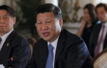 China's President Xi Jinping speaks during a bilateral meeting with U.S. President Donald Trump at Trump's Mar-a-Lago estate in Palm Beach, Florida, U.S., April 7, 2017. PHOTO BY REUTERS/Carlos Barria