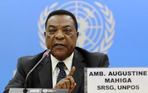 Tanzania's Minister of Foreign Affairs Augustine Mahiga. PHOTO BY REUTERS/Thomas Mukoya