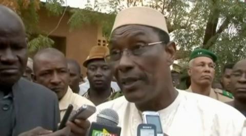 Abdoulaye Idrissa Maiga speaking to the media at Gao hospital, in Mali, January 18, 2017. PHOTO BY REUTERS