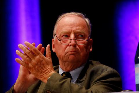 Alexander Gauland of Germany's far-right Alternative for Deutschland (AfD) is seen during a campaign in Pforzheim, Germany, September 6, 2017. PHOTO BY REUTERS/Kai Pfaffenbach
