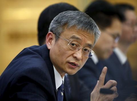 An Weixing, the head of the Public Security Ministry's counter-terrorism division, speaks at a news conference after China's parliament passed a controversial new anti-terrorism law in Beijing, December 27, 2015. PHOTO BY REUTERS/Kim Kyung-Hoon