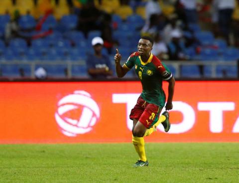 Cameroon's Benjamin Moukandjo. PHOTO BY REUTERS/Mike Hutchings