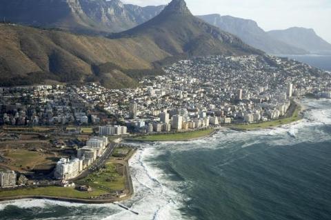 Cityscape of Cape Town in South Africa. PHOTO BY REUTERS/Euroluftbild.de