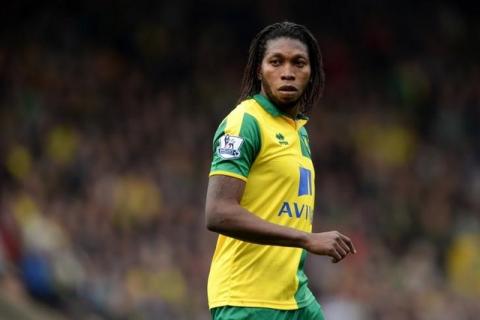 Norwich City's Dieumercik Mbokani. PHOTO BEREUTER/Alan Walter