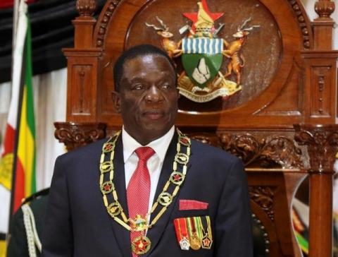 Zimbabwean President Emmerson Mnangagwa looks on after delivering the State of the Nation Address (SONA) in Harare, Zimbabwe, December 20, 2017. PHOTO BY REUTERS/Philimon Bulawayo