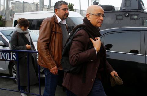 Enis Berberoglu, a lawmaker from the main opposition Republican People's Party (CHP), arrives at the Justice Palace, the Caglayan courthouse, to attend a trial in Istanbul, Turkey, March 1, 2017. PHOTO BY REUTERS/Murad Sezer