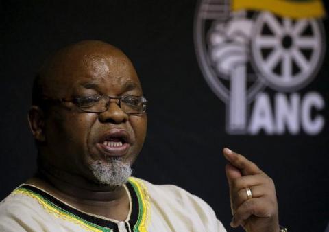 Mines minister General Gwede Mantashe. PHOTO BY REUTERS/Siphiwe Sibeko