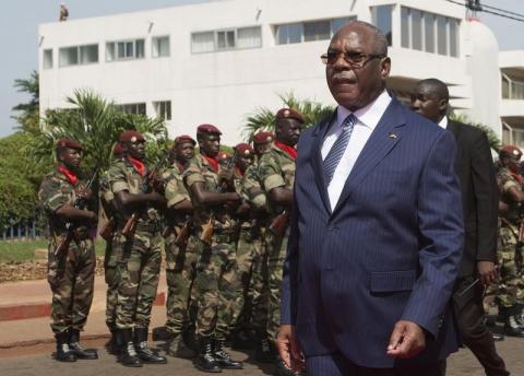 Malian President Ibrahim Boubacar Keita attends a ceremony marking Mali's 54th Independence Day in Bamako, September 22, 2014. PHOTO BY REUTERS/Joe Penney