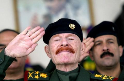 Izzat Ibrahim al-Douri, who had been the most senior aide to Saddam Hussein still on the run in Iraq, has been captured in the town of Tikrit, Iraq's defence ministry said on September 5, 2004. PHOTO BY REUTERS
