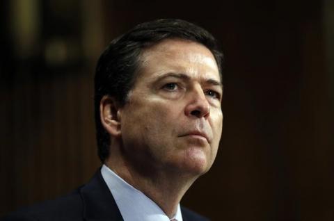 FBI Director James Comey testifies at a Senate Judiciary Committee hearing on "Oversight of the Federal Bureau of Investigation" on Capitol Hill in Washington