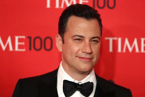 Television host Jimmy Kimmel arrives for the Time 100 gala celebrating the magazine's naming of the 100 most influential people in the world for the past year, in New York