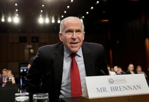 CIA Director John Brennan arrives at the Senate Intelligence Committee hearing on "diverse mission requirements in support of our National Security", in Washington, U.S., June 16, 2016. PHOTO BY REUTERS/Yuri Gripas