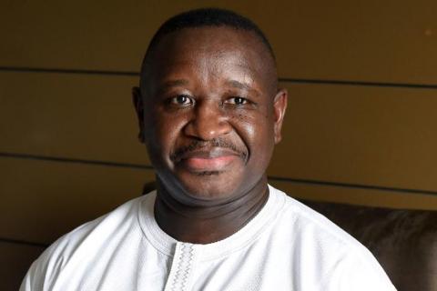 Sierra Leone's President Julius Maada Bio poses during an interview in Freetown, Sierra Leone, April 5, 2018. PHOTO BY REUTERS/Olivia Acland