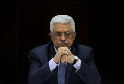 Palestinian President Mahmoud Abbas heads a Palestinian cabinet meeting in the West Bank city of Ramallah, July 28, 2013. PHOTO BY REUTERS/Issam Rimawi